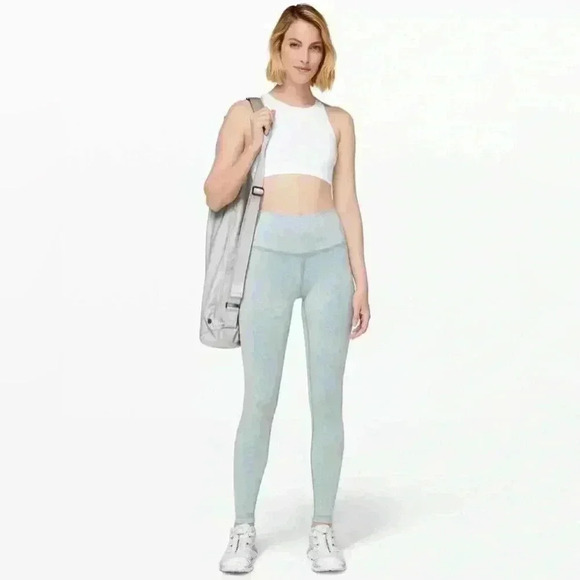 Lululemon Wunder Under High-Rise Tight *Snow Washed 28" Washed Chambray Size 4 - Picture 3 of 7